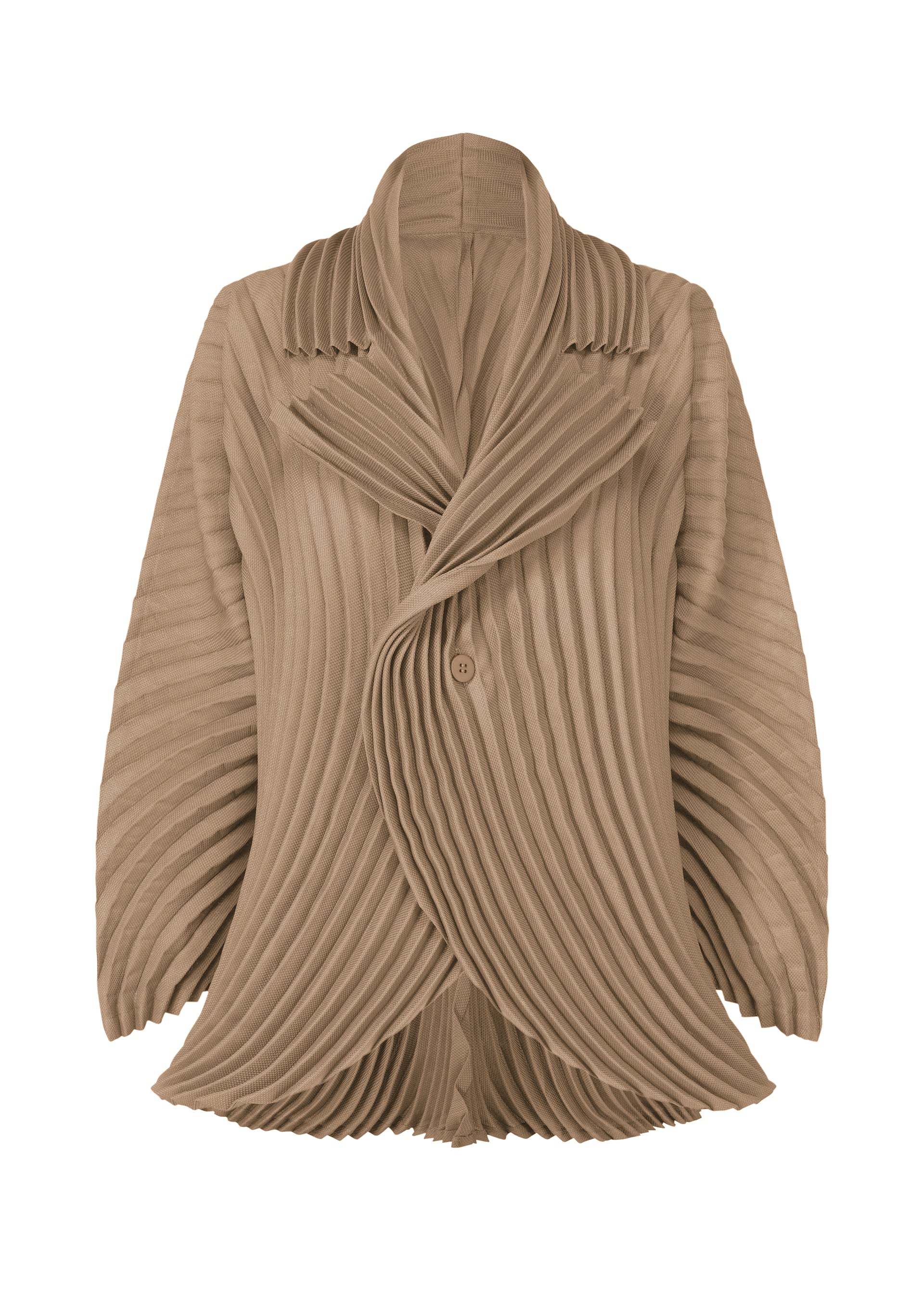 A product shot of the ISSEY MIYAKE CIRCLE PLEATS PB prêt à porter in grey (10).