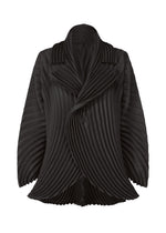 A product shot of the ISSEY MIYAKE CIRCLE PLEATS PB prêt à porter in black (15).