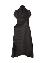 A product shot of the ISSEY MIYAKE CIRCLE PLEATS PB prêt à porter in black (15).