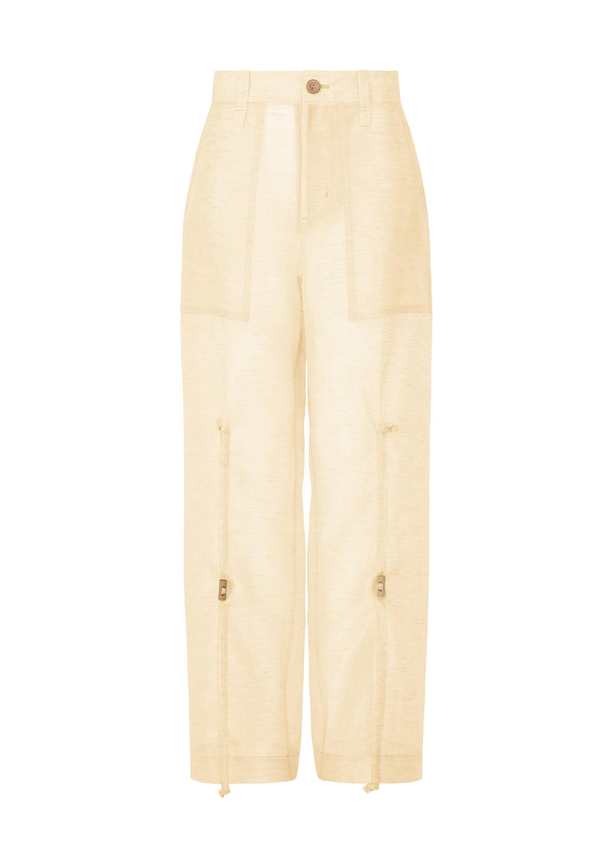 A product shot of the Issey Miyake DRAW TO FORM pants in .