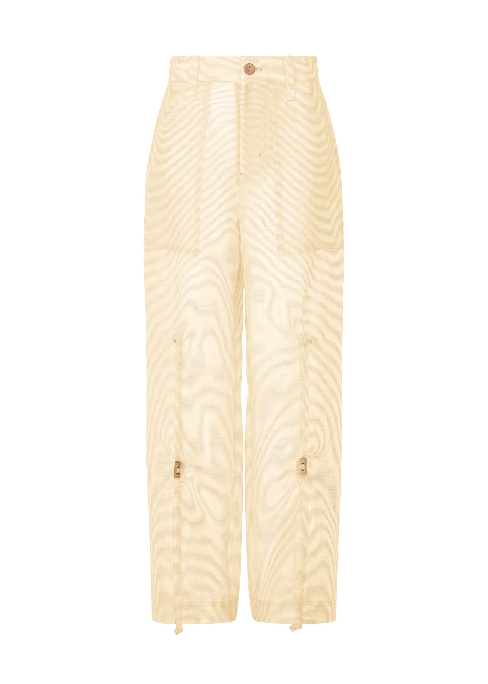 A product shot of the Issey Miyake DRAW TO FORM pants in .