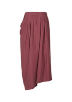 A detail shot of the ISSEY MIYAKE TWISTED DRAPE pants.