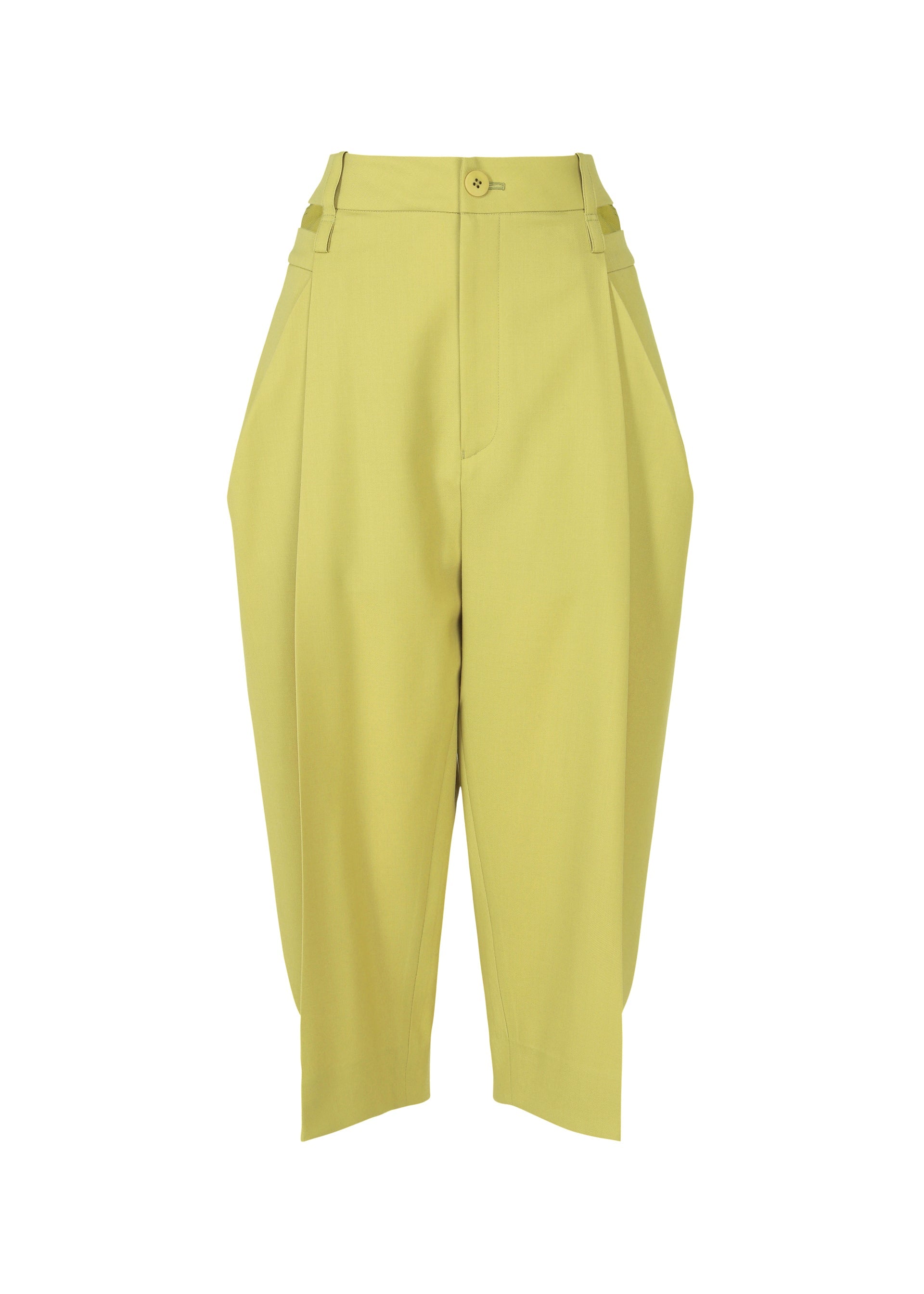 A product shot of the Issey Miyake BELTED WOOL PANTS prêt à porter in .