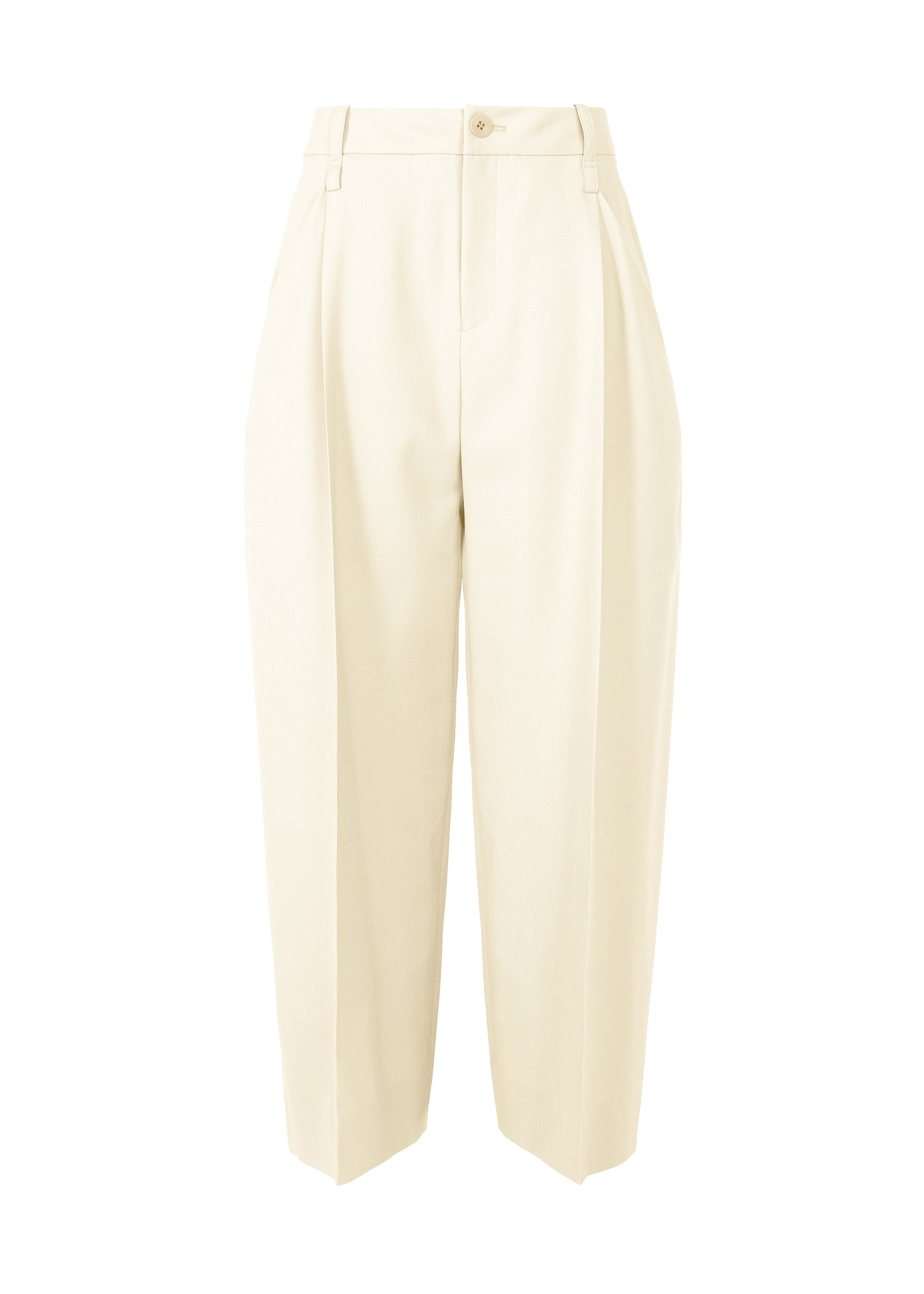 A product shot of the Issey Miyake BELTED WOOL PANTS prêt à porter in .