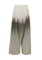 A product shot of the ISSEY MIYAKE PLUMAGE trousers in chukar.