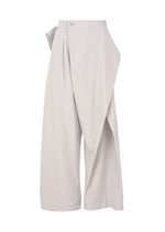 A product shot of the ISSEY MIYAKE FLUTTERING PANTS pants in grey (11), recurring_style.