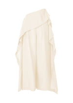 A product shot of the ISSEY MIYAKE ALL SQUARES pants in white (01), recurring_style.