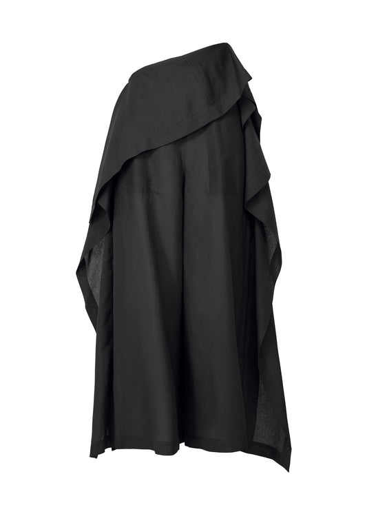 A product shot of the ISSEY MIYAKE ALL SQUARES pants in black (15), recurring_style.