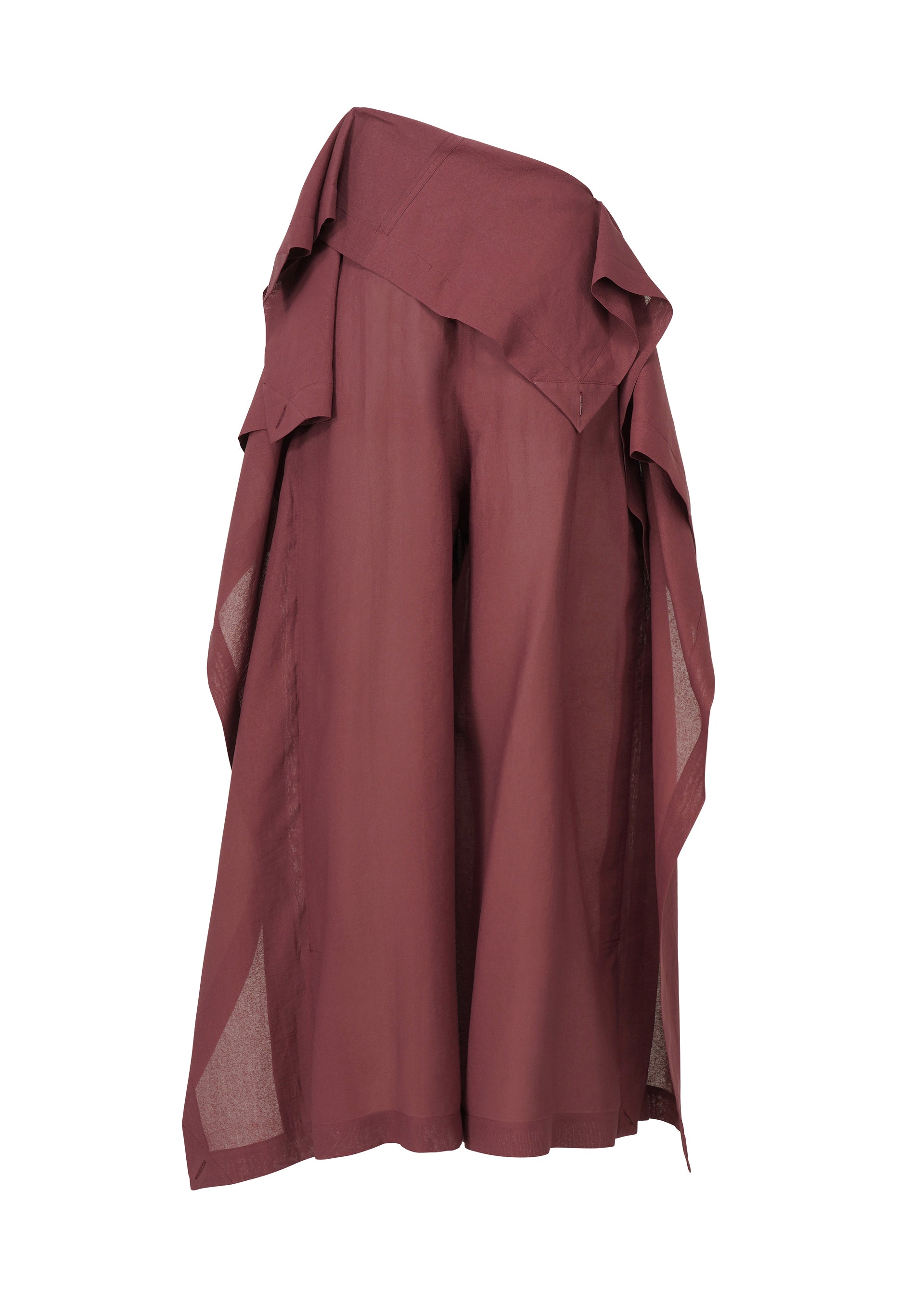 A detail shot of the ISSEY MIYAKE ALL SQUARES pants.
