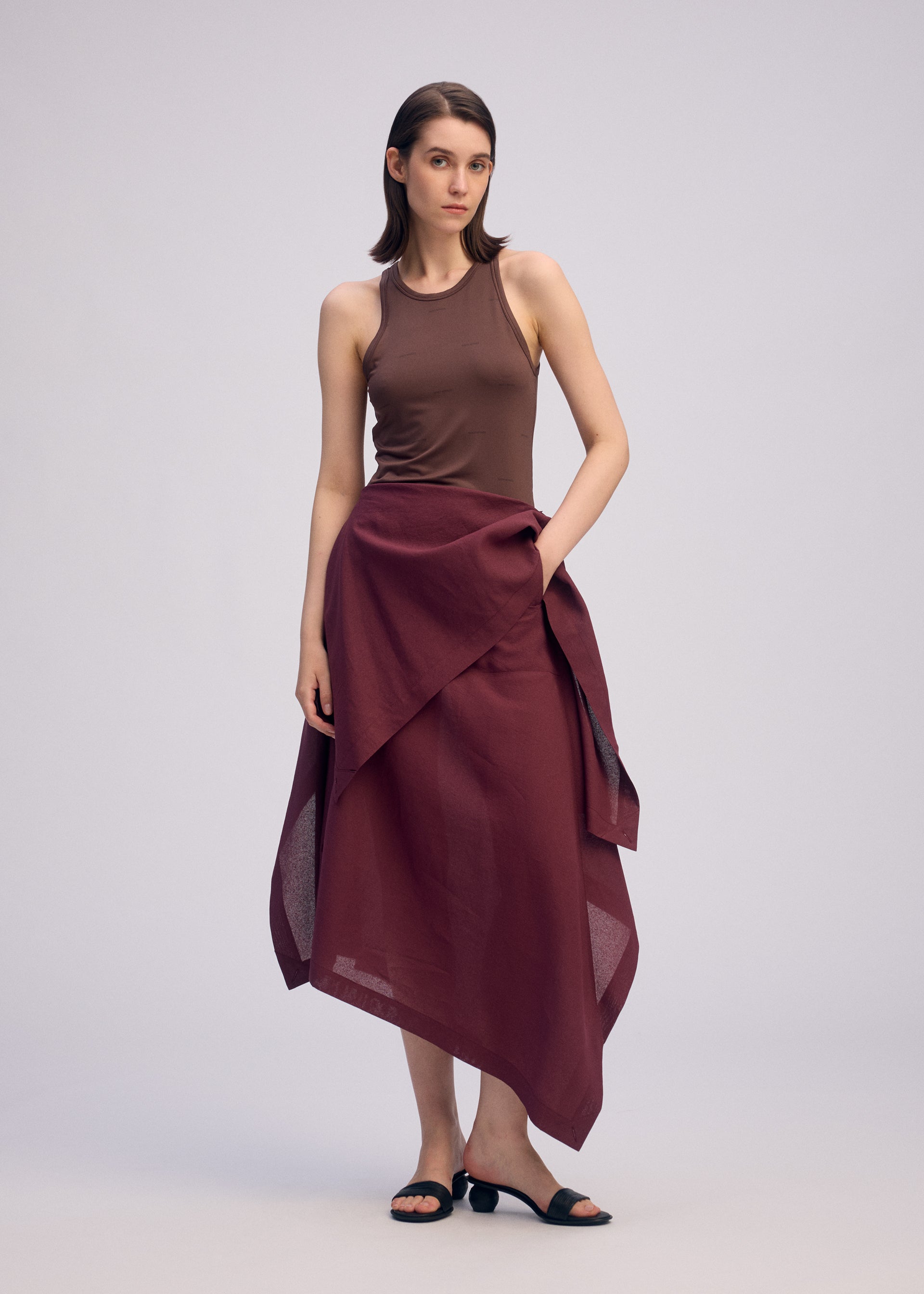 ALL SQUARES Skirt White – ISSEY MIYAKE EU