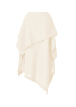 A product shot of the ISSEY MIYAKE ALL SQUARES skirt in white (01), recurring_style.