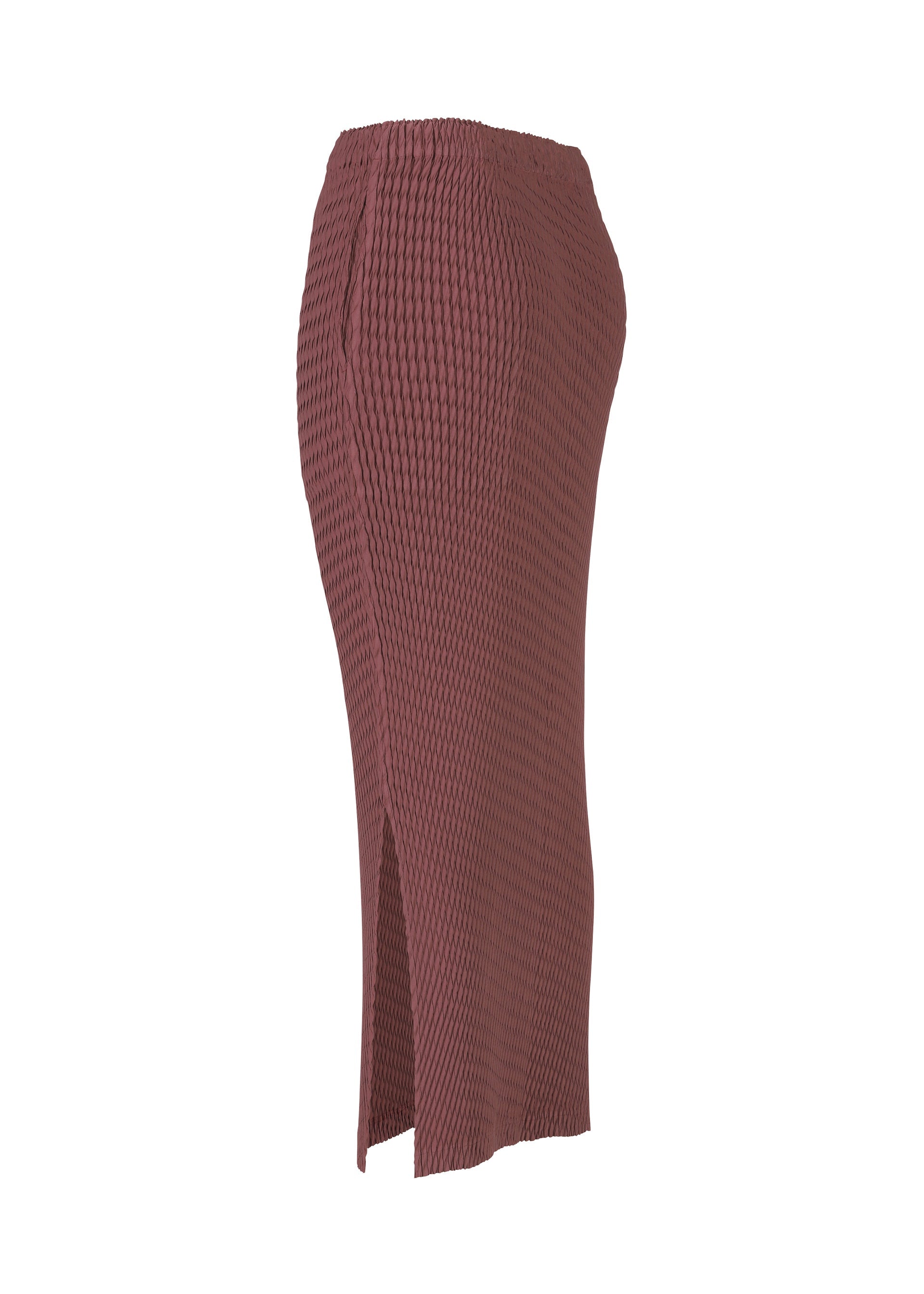 SLEEK PLEATS Skirt Burgundy – ISSEY MIYAKE EU