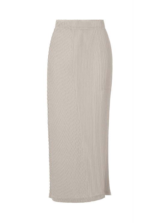 BOX SHOULDER PLEATS Skirt Light Grey