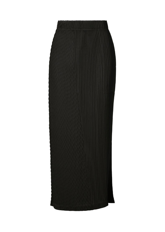 BOX SHOULDER PLEATS Skirt Black