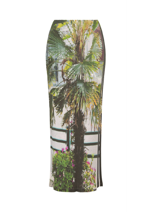 A product shot of the Issey Miyake URBAN JUNGLE PLEATS skirt in .