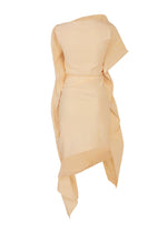 A detail shot of the ISSEY MIYAKE CONCEALED dress.