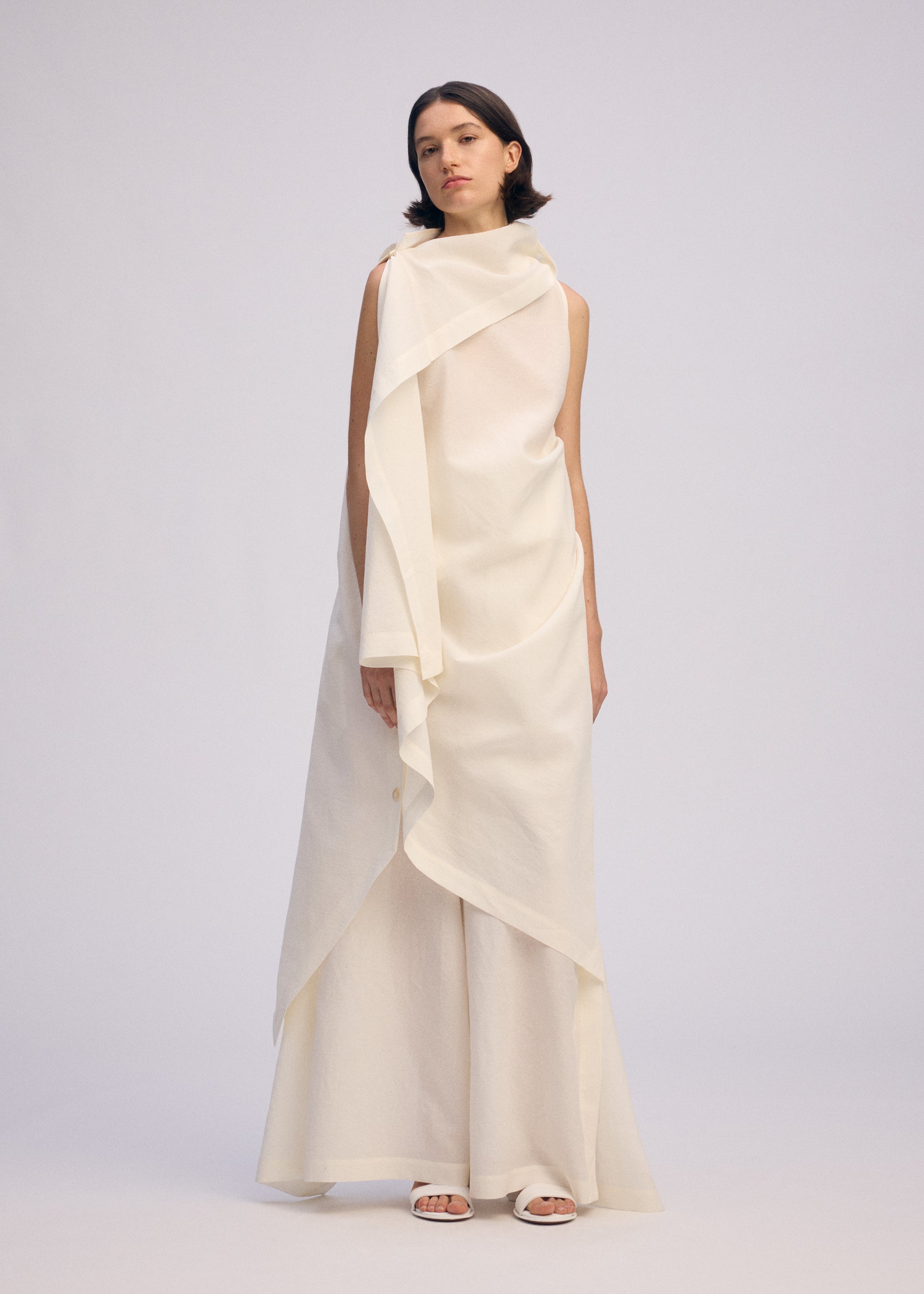 issey miyake white dress ALL SQUARES Dress White