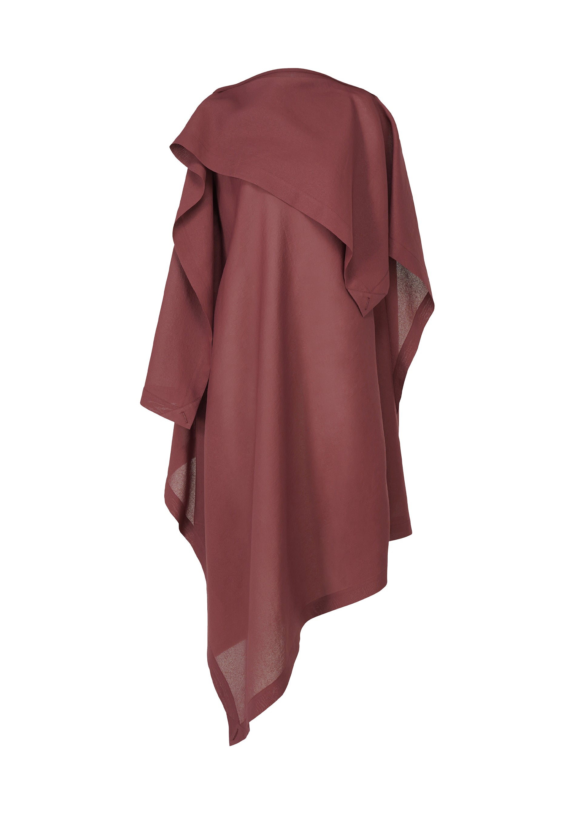 A product shot of the ISSEY MIYAKE ALL SQUARES dress in purple (85), recurring_style.