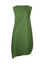 A product shot of the ISSEY MIYAKE CIRCLE PLEATS PB prêt à porter in green (63).