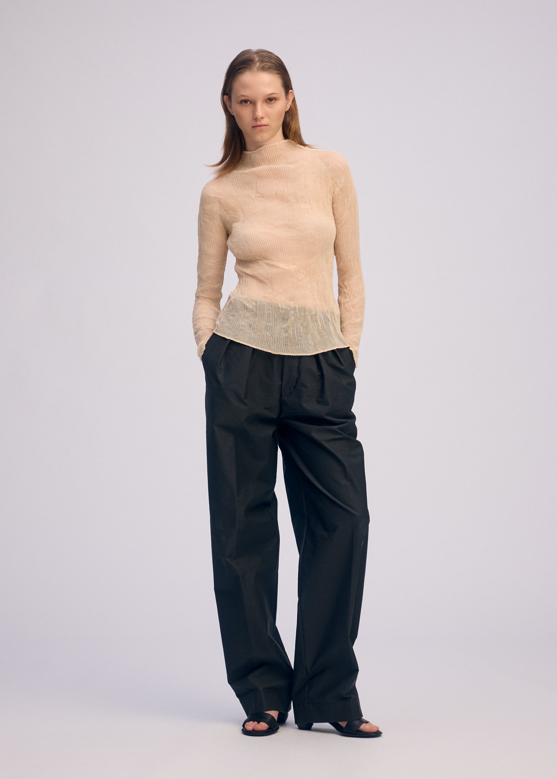 CHIFFON TWIST 1 Top Light Green – ISSEY MIYAKE EU