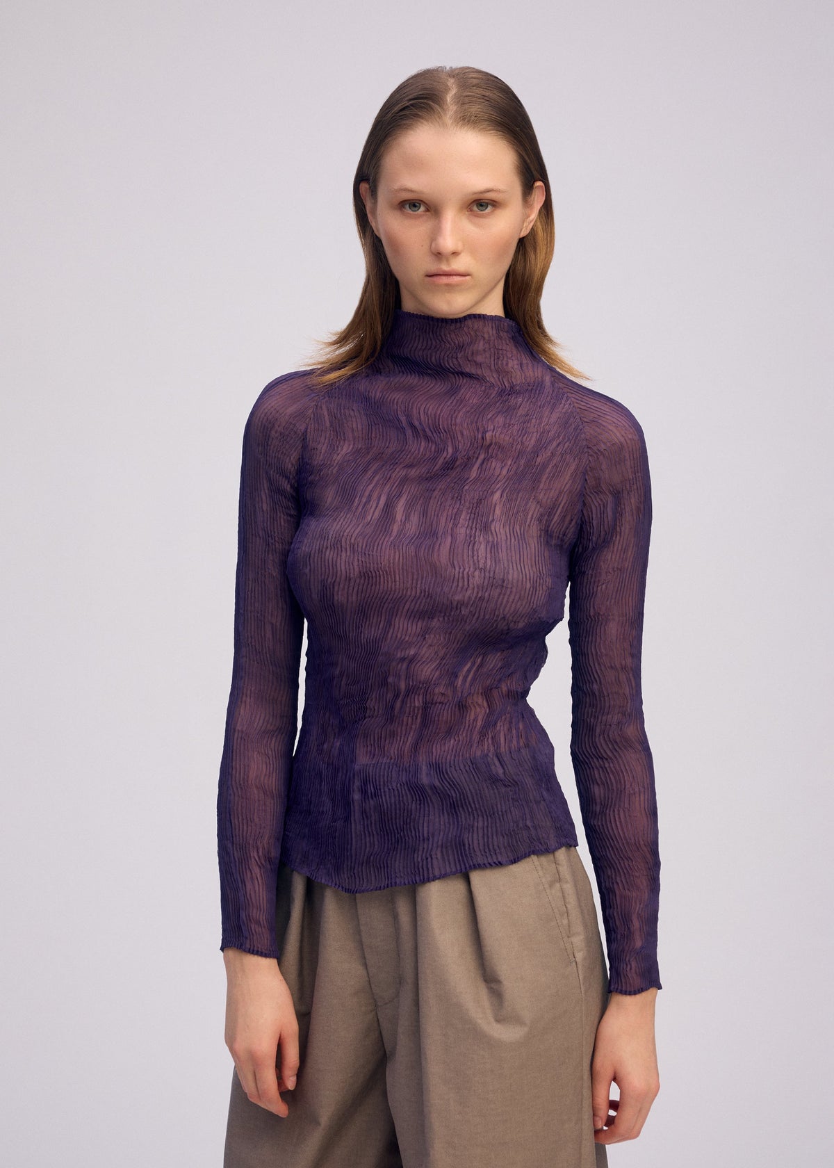 CHIFFON TWIST 2 Top Macaw Red – ISSEY MIYAKE EU