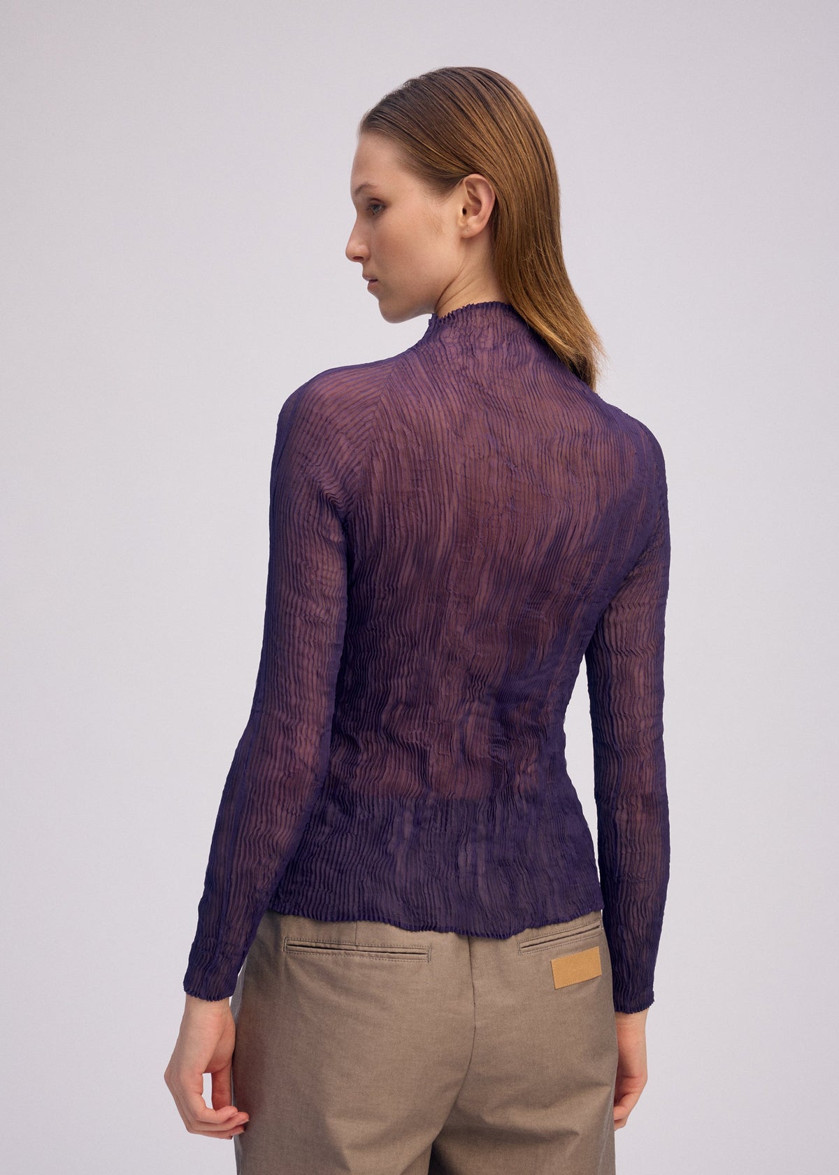 CHIFFON TWIST 2 Top Macaw Red – ISSEY MIYAKE EU