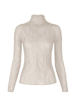 A product shot of the ISSEY MIYAKE CHIFFON TWIST 3 shirt in grey (11), recurring_style, restock.