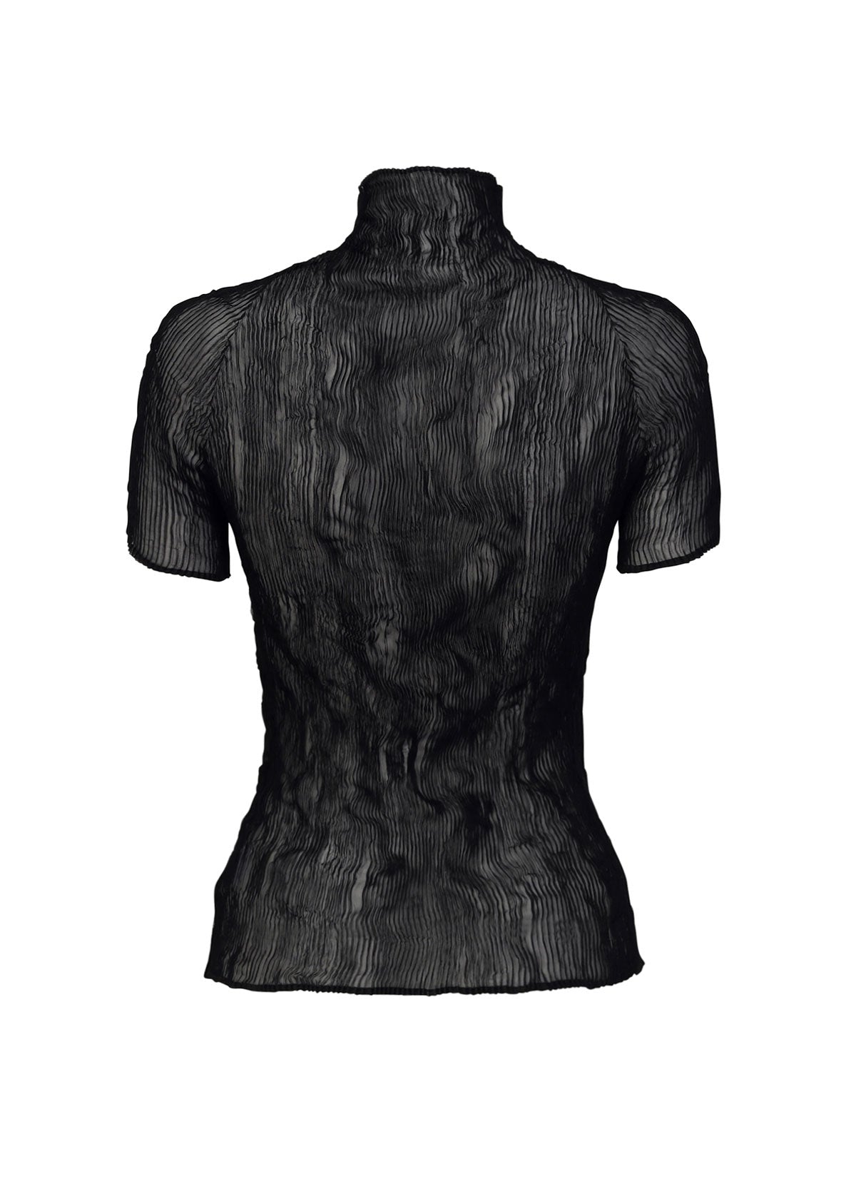 CHIFFON TWIST BK/WT-66 Top White – ISSEY MIYAKE EU