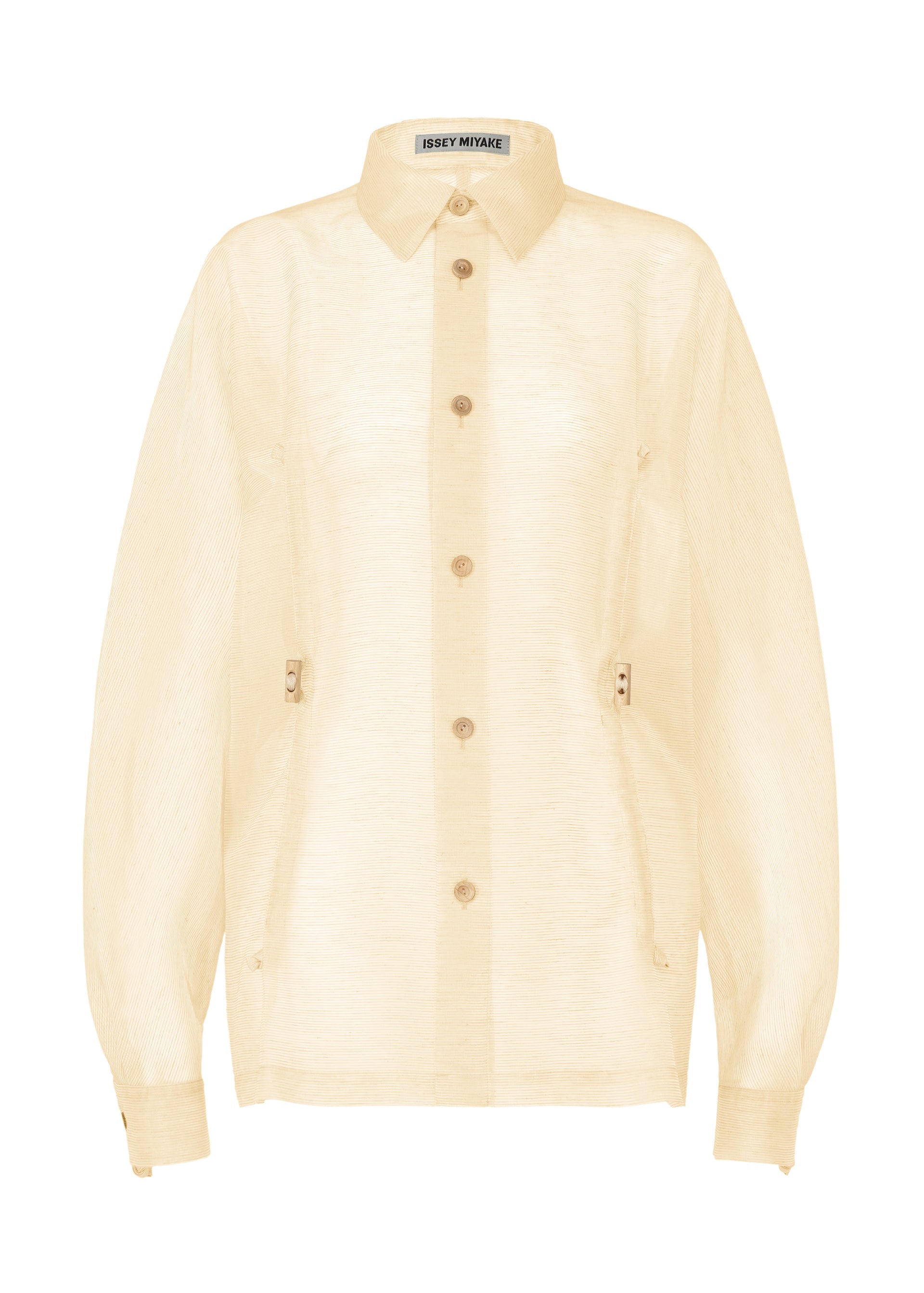 A product shot of the Issey Miyake DRAW TO FORM shirt in .