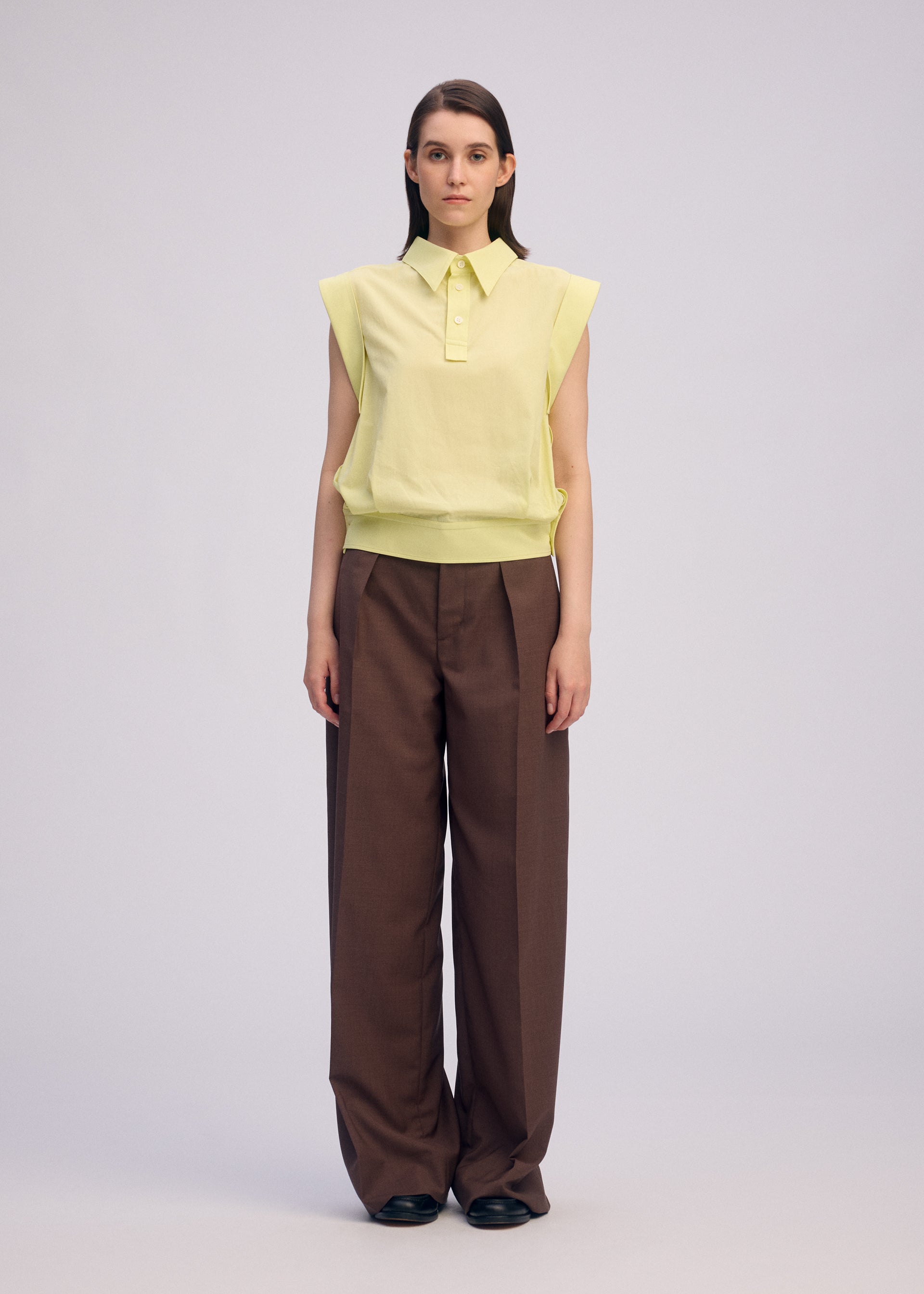 ODD SHIRT 2 Shirt Dark Brown – ISSEY MIYAKE EU