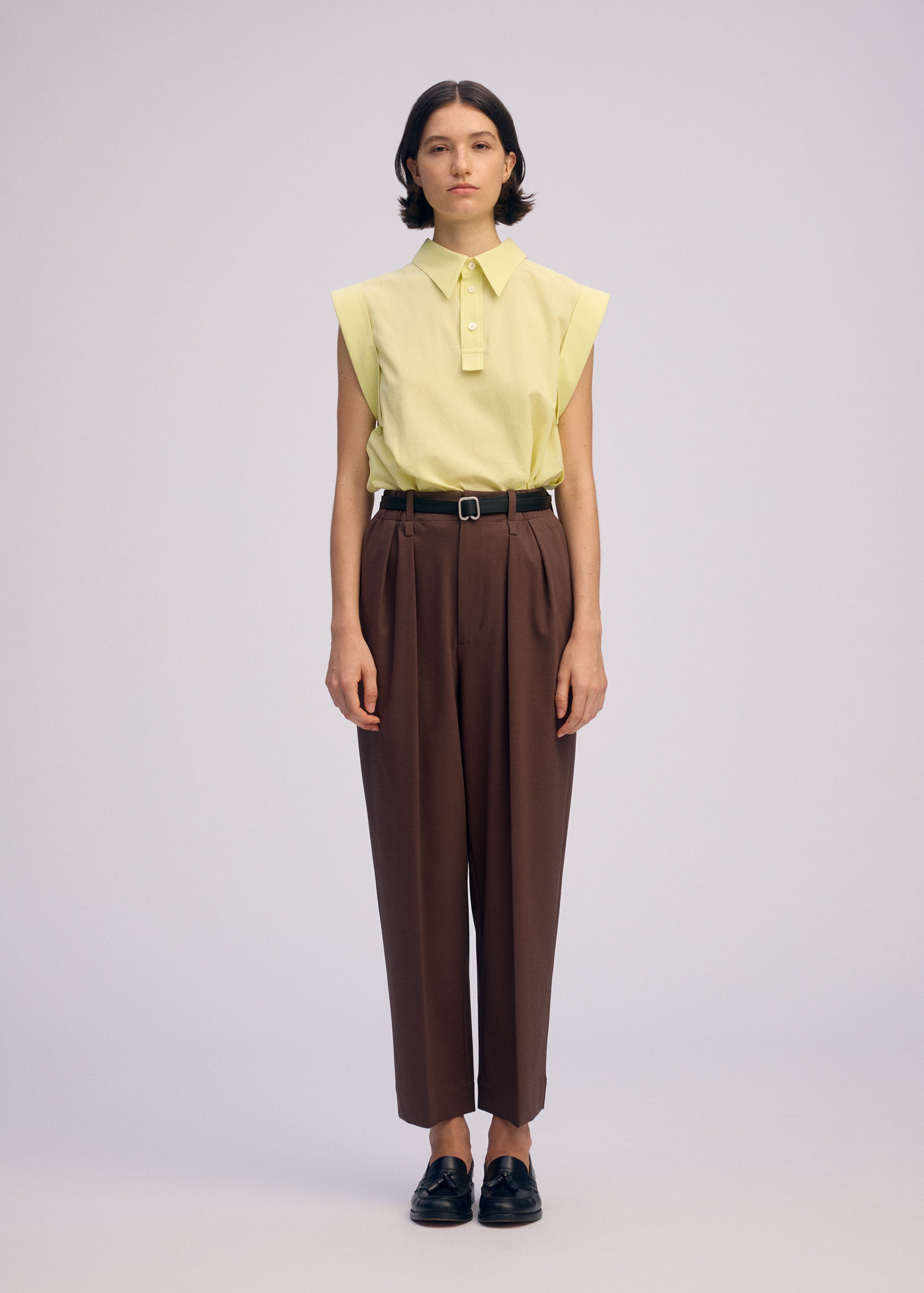 ODD SHIRT 2 Shirt Dark Brown – ISSEY MIYAKE EU