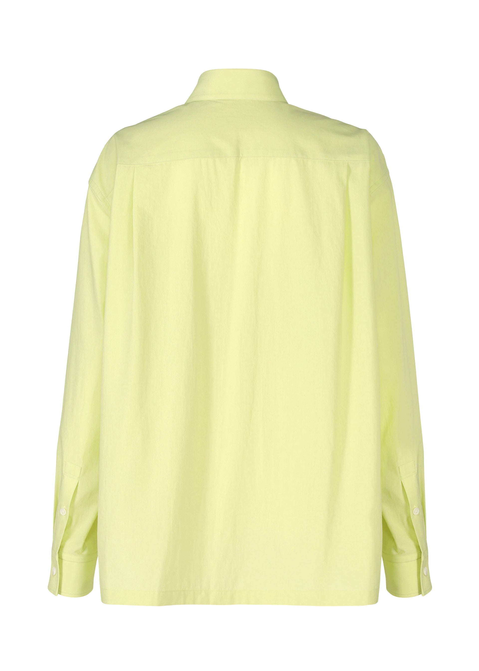 A detail shot of the ISSEY MIYAKE ODD SHIRT 2 prêt à porter.