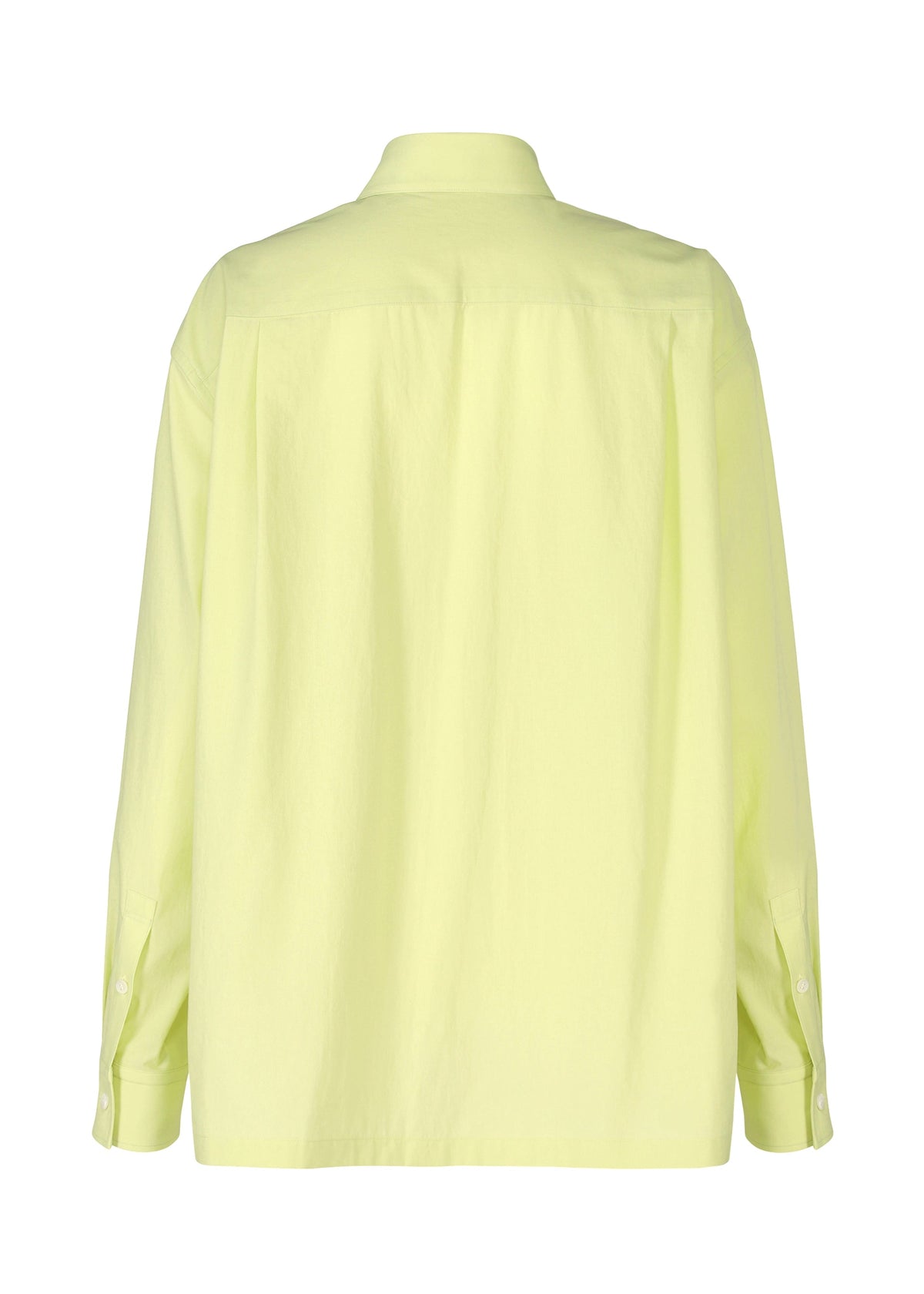 A detail shot of the ISSEY MIYAKE ODD SHIRT 2 prêt à porter.