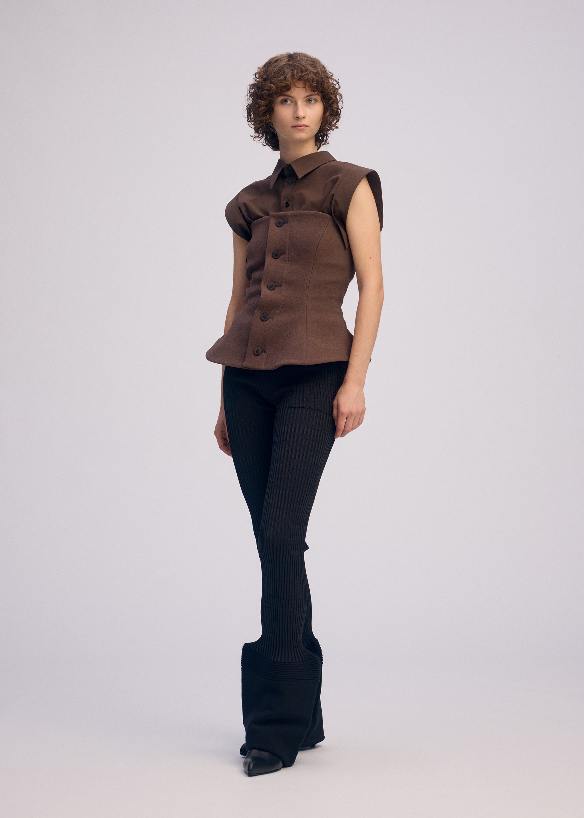 ARMS Top Dark Brown – ISSEY MIYAKE EU