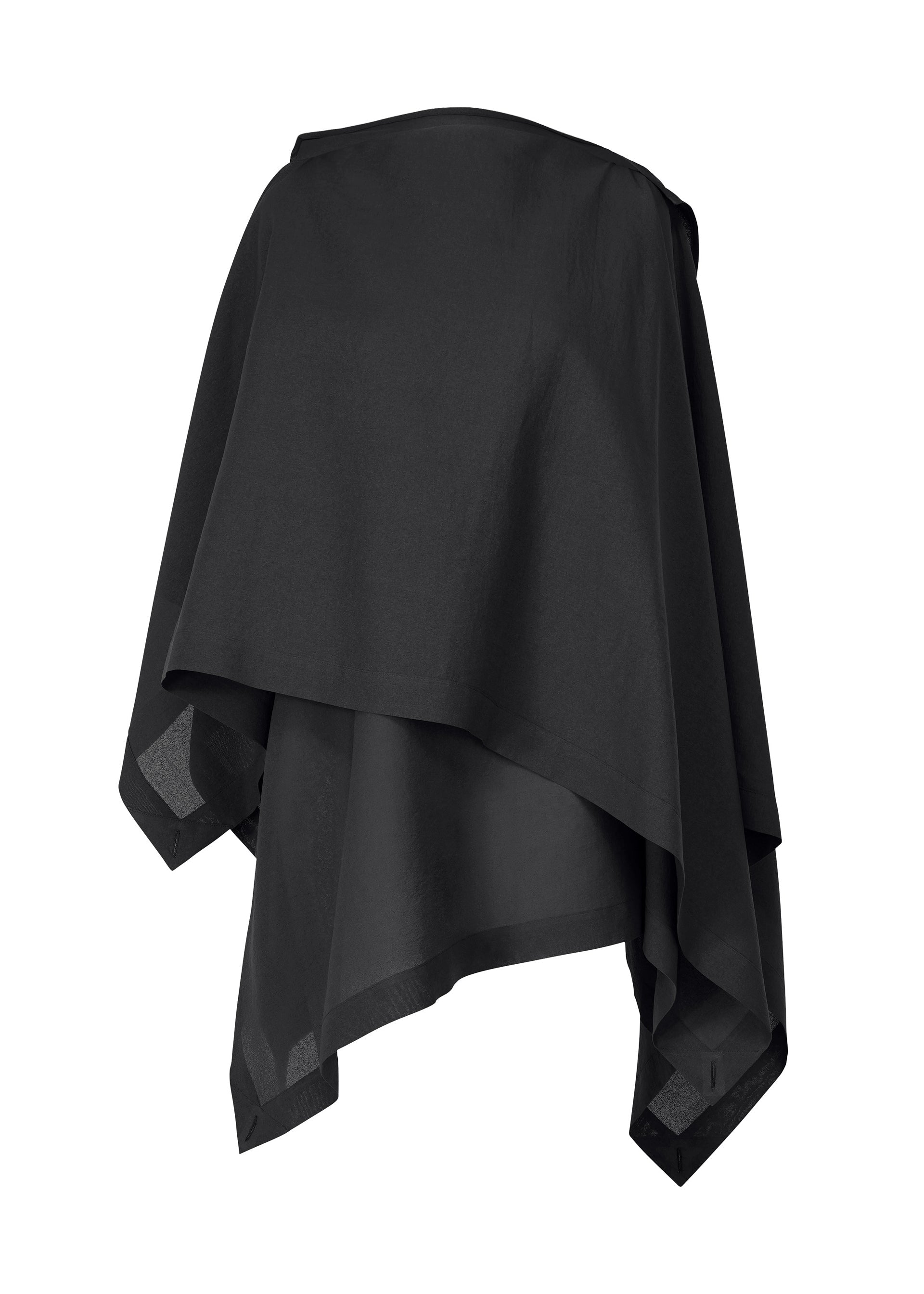 A product shot of the ISSEY MIYAKE ALL SQUARES shirt in black (15), recurring_style.