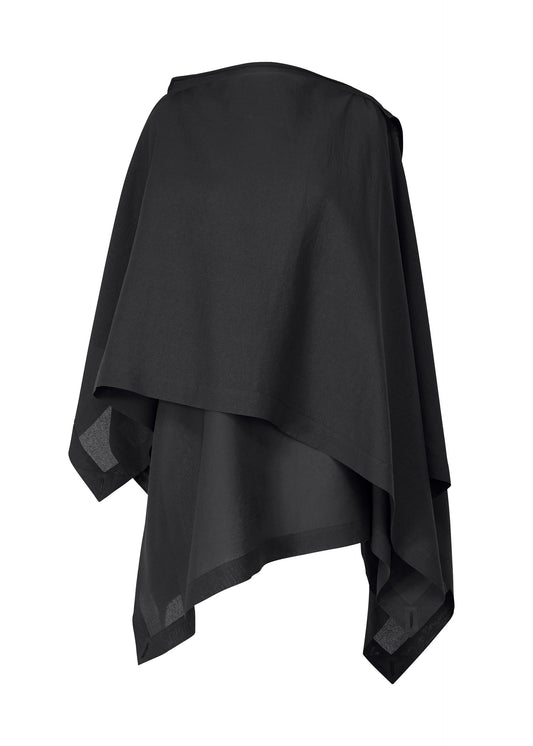 A product shot of the ISSEY MIYAKE ALL SQUARES shirt in black (15), recurring_style.