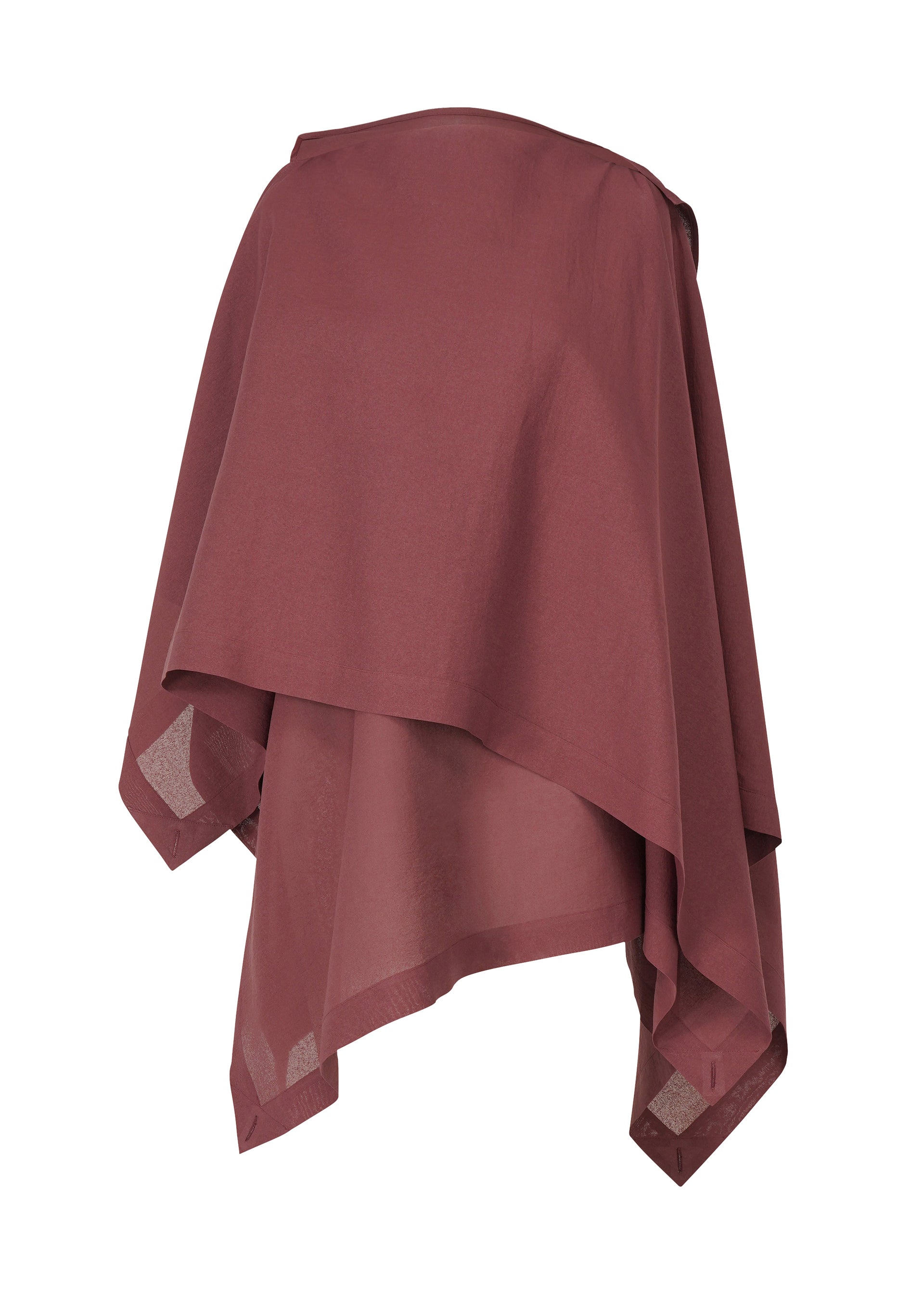 A product shot of the ISSEY MIYAKE ALL SQUARES shirt in purple (85), recurring_style.