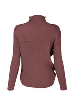 A detail shot of the ISSEY MIYAKE MISTY PLEATS shirt.