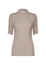 A product shot of the ISSEY MIYAKE HATCHING PLEATS prêt à porter in grey (10).