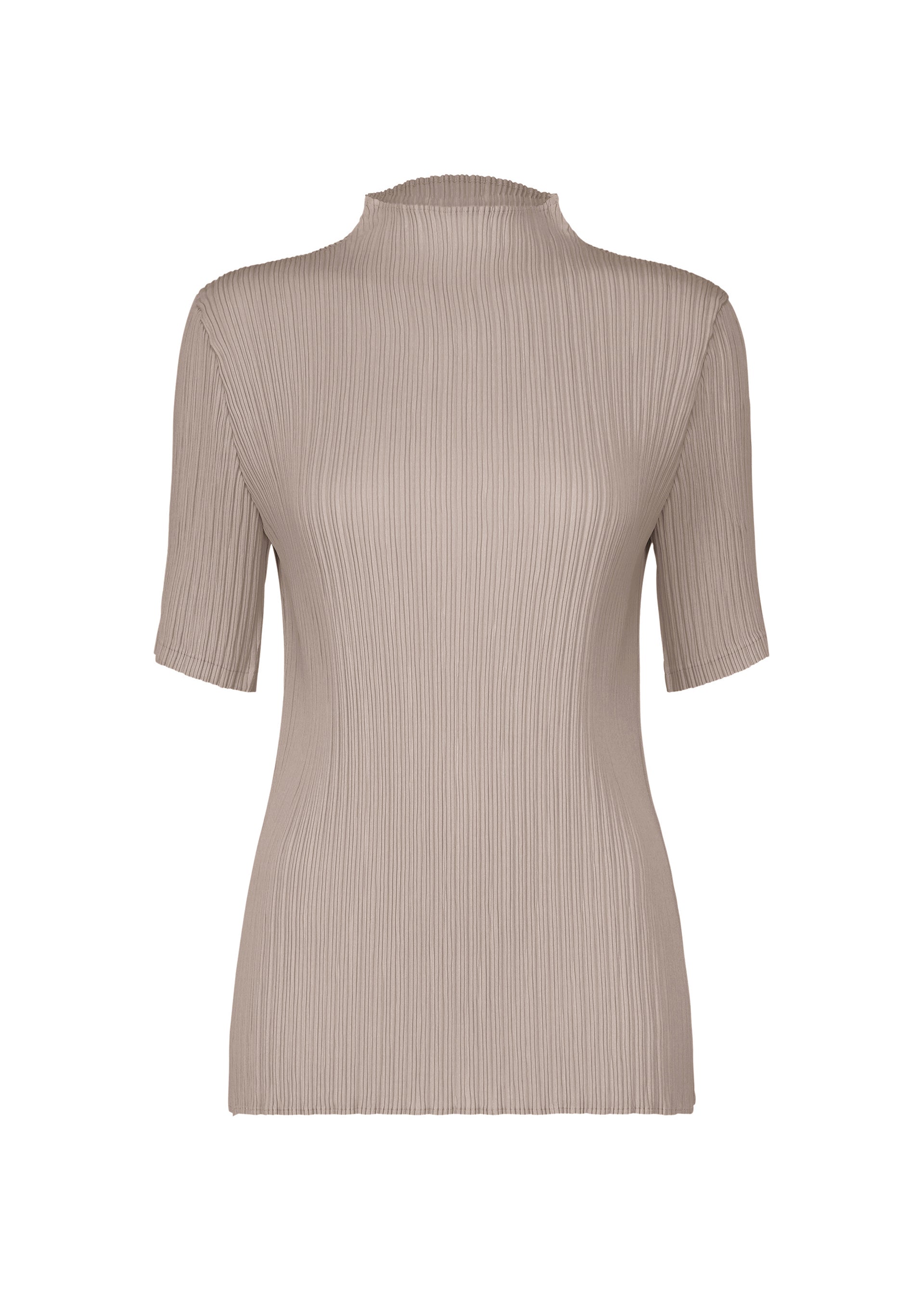 A product shot of the ISSEY MIYAKE HATCHING PLEATS prêt à porter in grey (10).