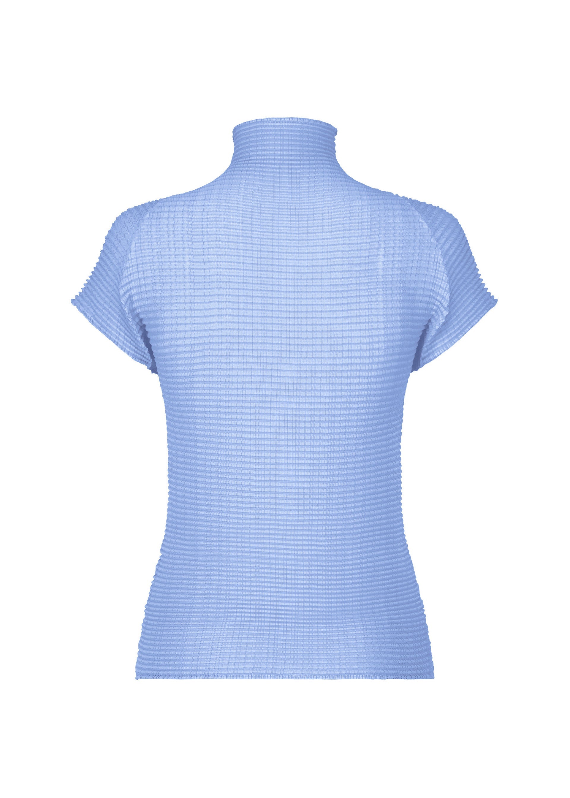 A detail shot of the ISSEY MIYAKE WOOLY PLEATS 66 prêt à porter.