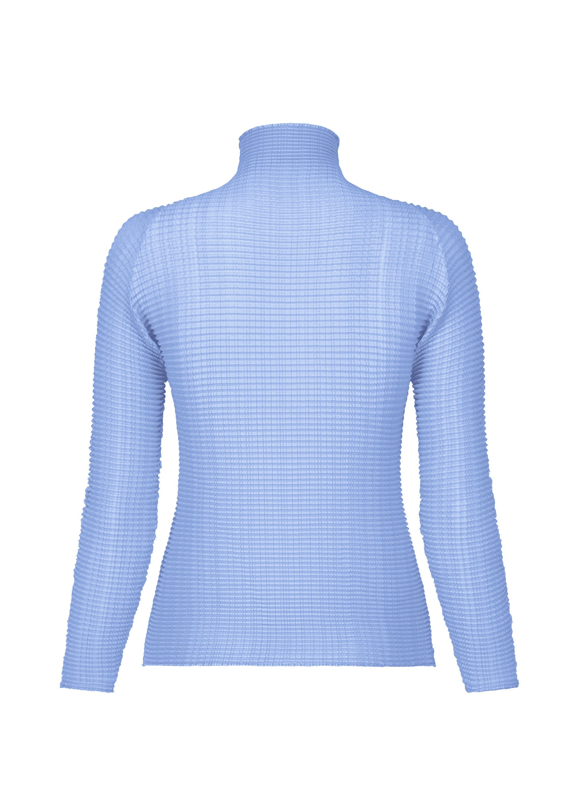 A detail shot of the ISSEY MIYAKE WOOLY PLEATS 66 prêt à porter.