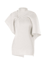 A product shot of the ISSEY MIYAKE PLEATED ON PLEATS shirt in grey (11), recurring_style, restock.