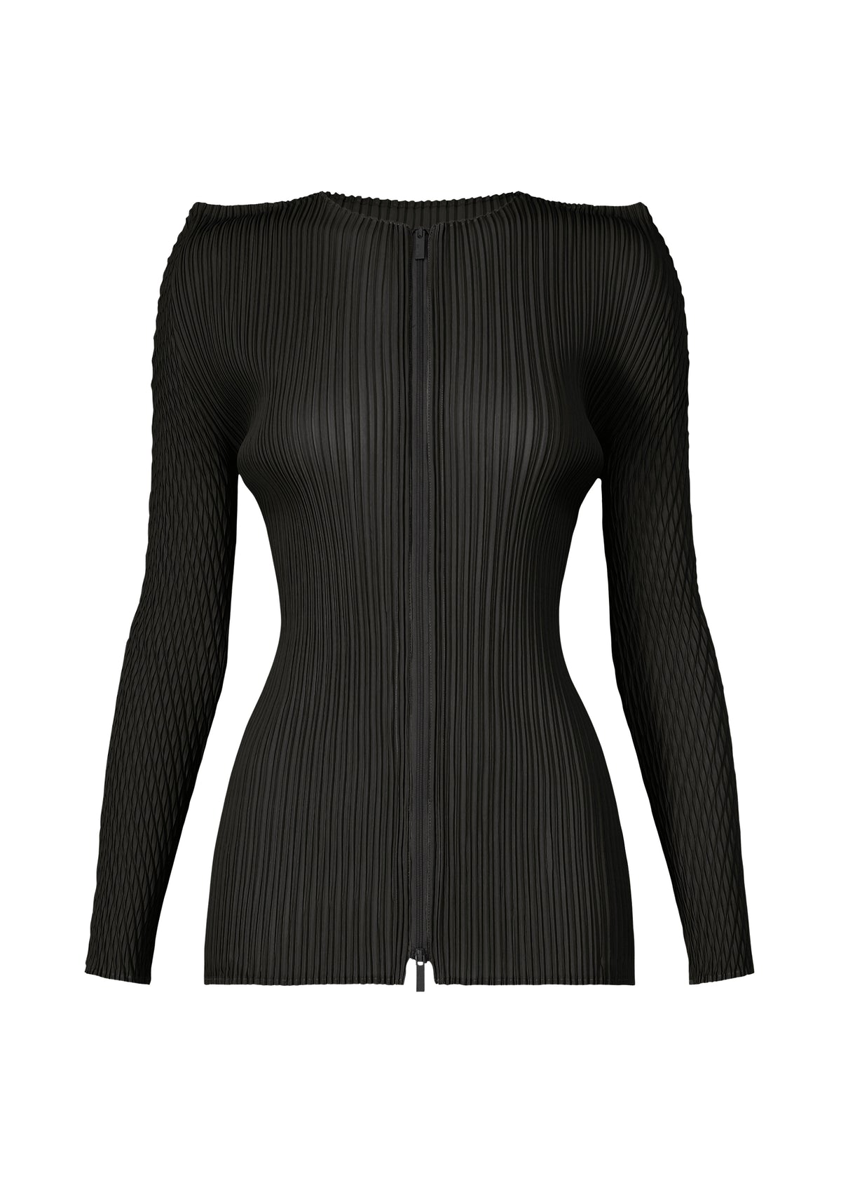 BOX SHOULDER PLEATS Cardigan Black
