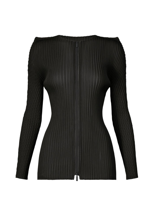 BOX SHOULDER PLEATS Cardigan Black