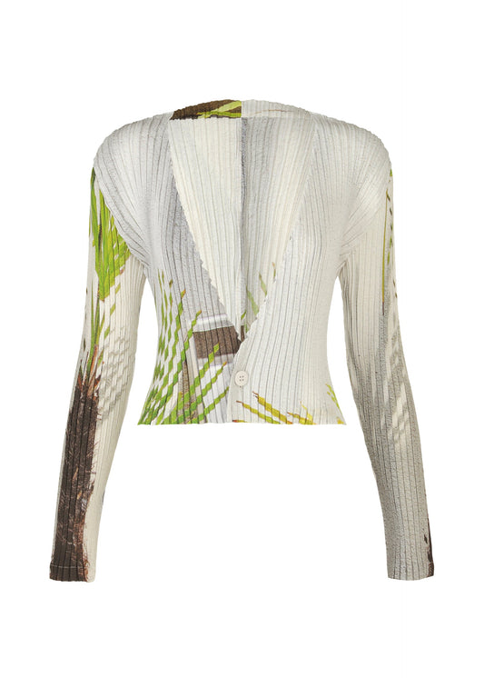 A product shot of the Issey Miyake URBAN JUNGLE PLEATS cardigan in .