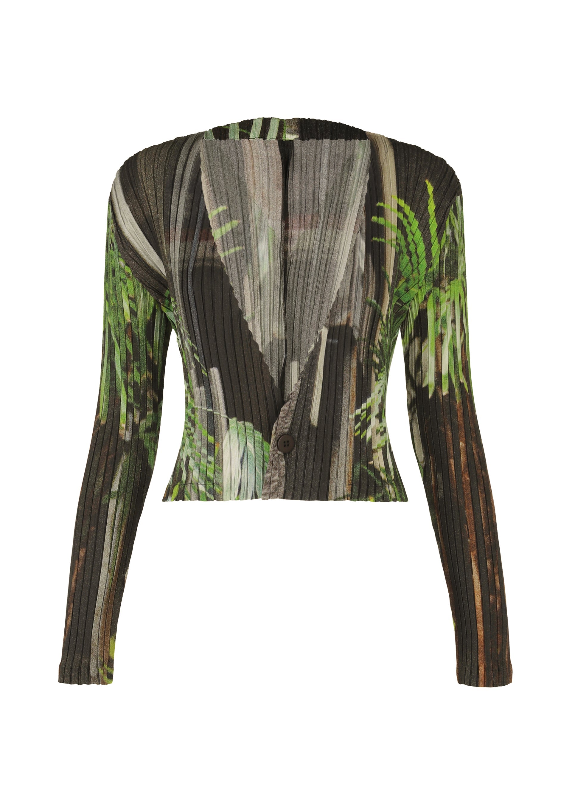 A product shot of the Issey Miyake URBAN JUNGLE PLEATS cardigan in .