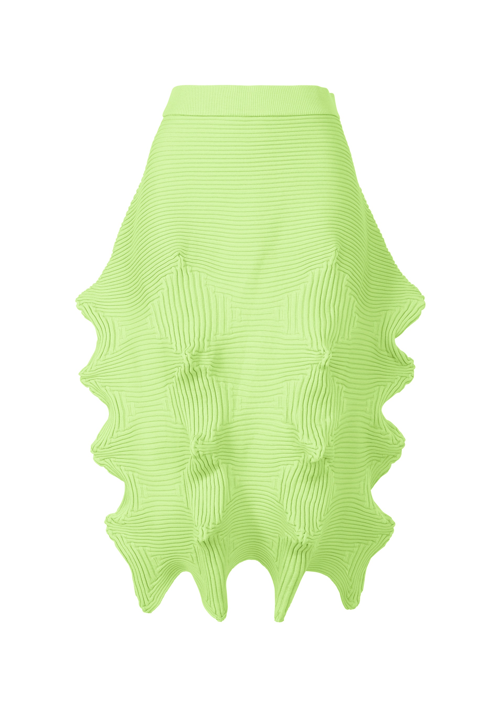 JUPE LINKAGE Vert Citron