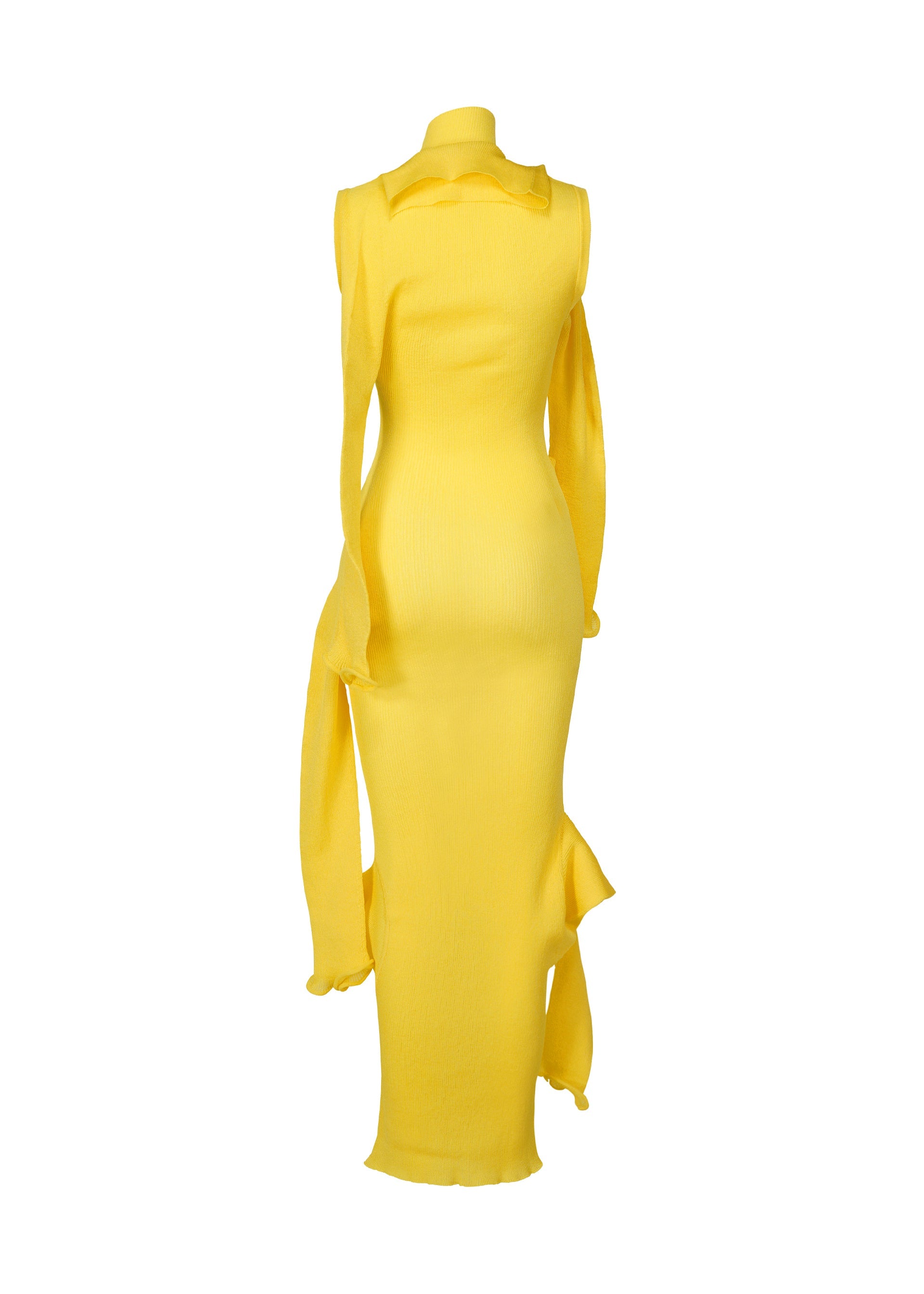 ADVENTITIOUS: SLEEVES Dress Khaki – ISSEY MIYAKE EU