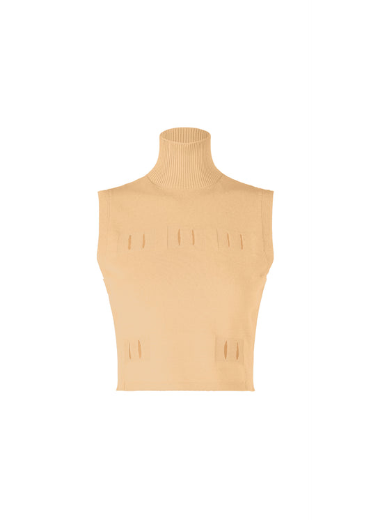 BELT LOOP KNIT Top Chukar Beige